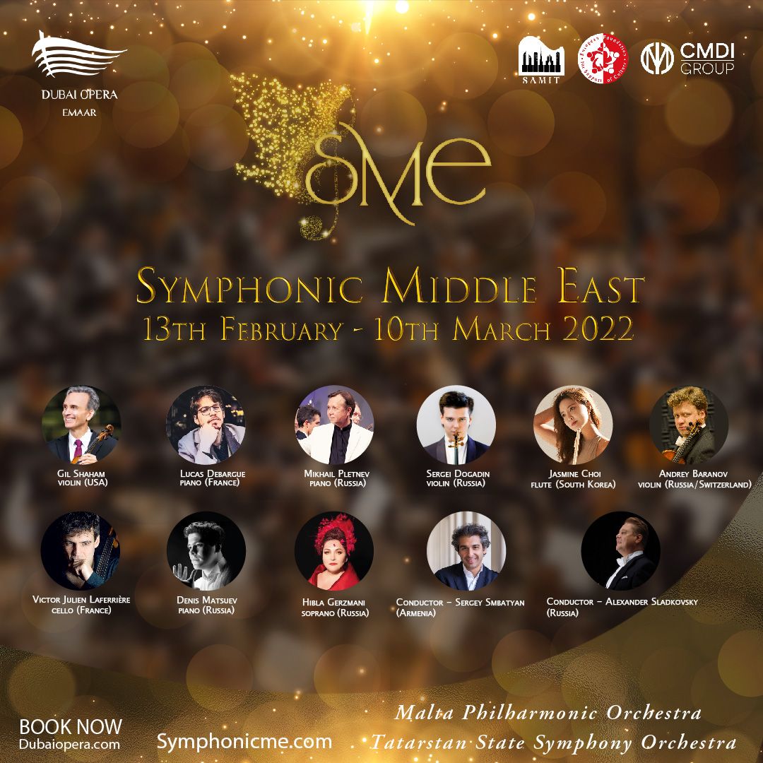 Grand concerts in February and March in Dubai - Symphonic Middle East Festival